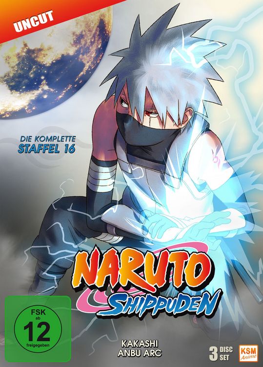 Produktbild: Naruto Shippuden - Kakashi Anbu Arc - Staffel 16: Folgen 569-581 [3 DVDs]