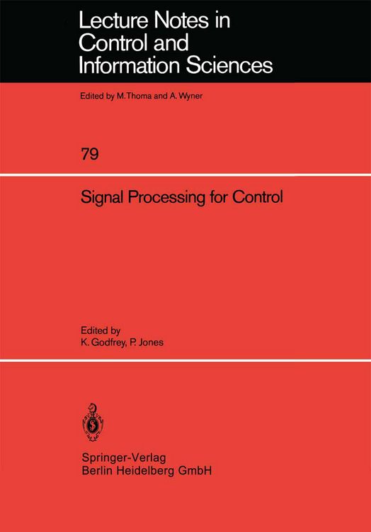 Produktbild: Signal Processing for Control
