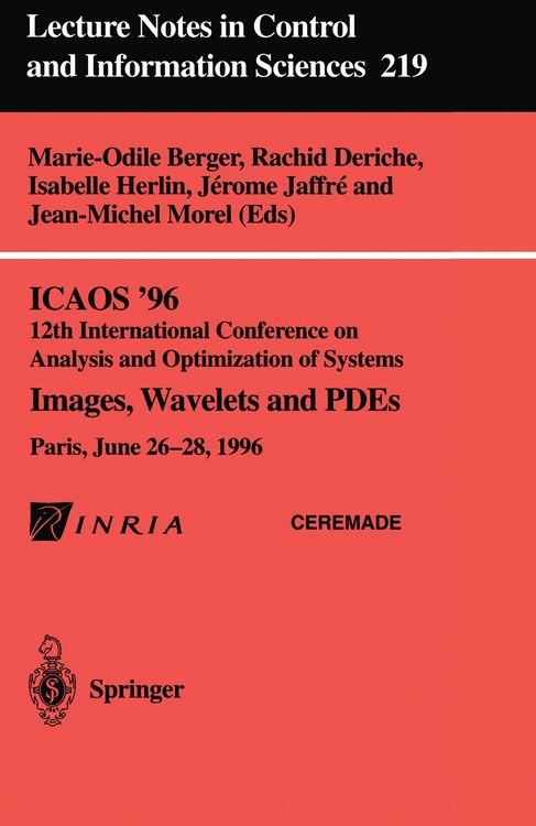 Produktbild: ICAOS '96 12th International Conference on Analysis and Optimization of Systems