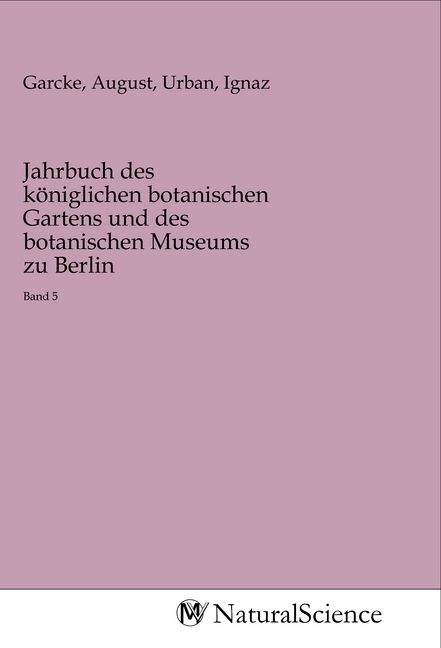 Produktbild: Jahrbuch des k&ouml;niglichen botanischen Gartens und des botanischen Museums zu Berlin