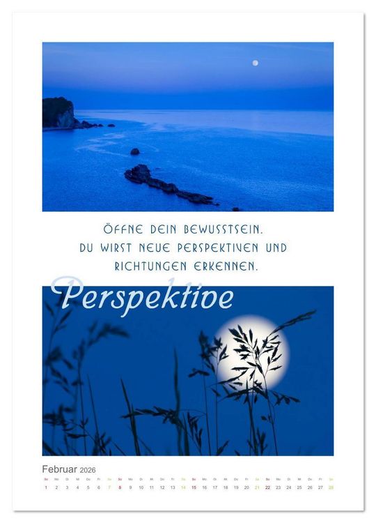 Produktbild: Quellen der Inspiration (Wandkalender 2026 DIN A3 hoch), CALVENDO Monatskalender