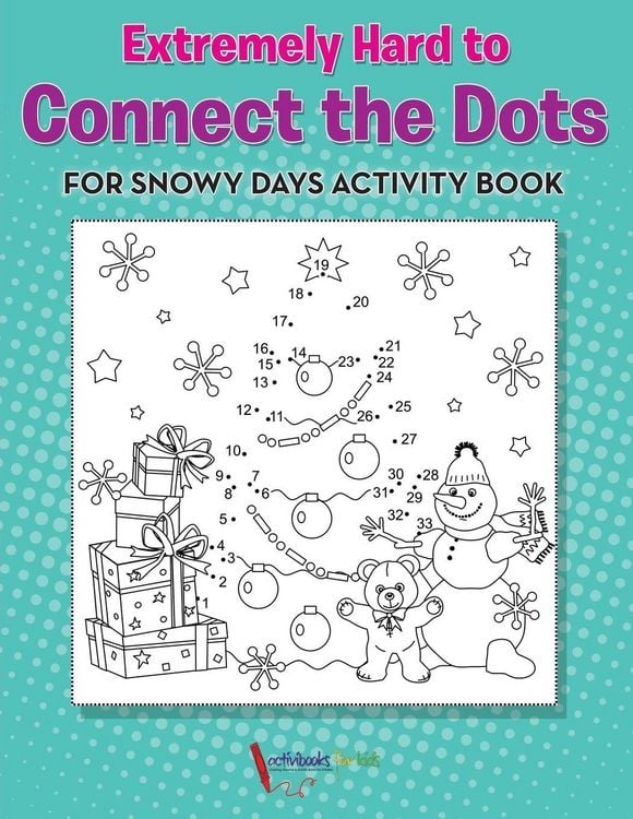 Produktbild: Extremely Hard to Connect the Dots for Snowy Days Activity Book Book
