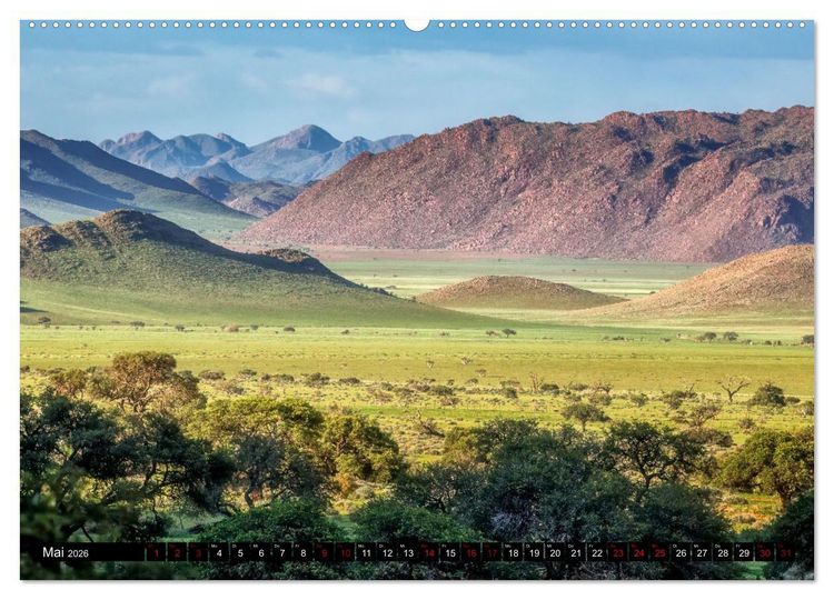 Produktbild: Namibia - Land der Kontraste (hochwertiger Premium Wandkalender 2026 DIN A2 quer), Kunstdruck in Hochglanz