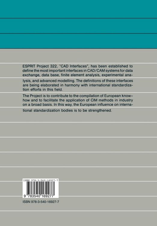 Produktbild: Specification of a CAD*I Neutral File for Solids