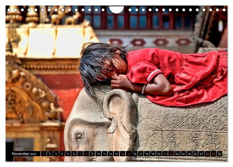 Produktbild: Nepal - das Dach der Welt (Wandkalender 2026 DIN A4 quer), CALVENDO Monatskalender