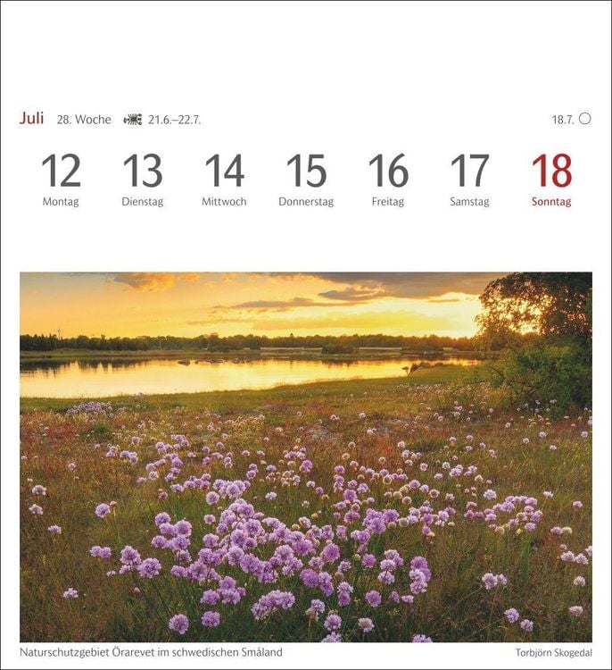 Produktbild: Lichtblicke Postkartenkalender 2027 - Wochenkalender mit 53 Postkarten