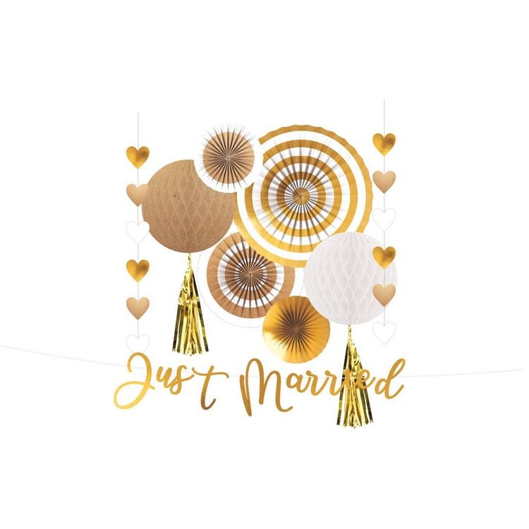 Produktbild: Deko Set Hochzeit 9 Teile