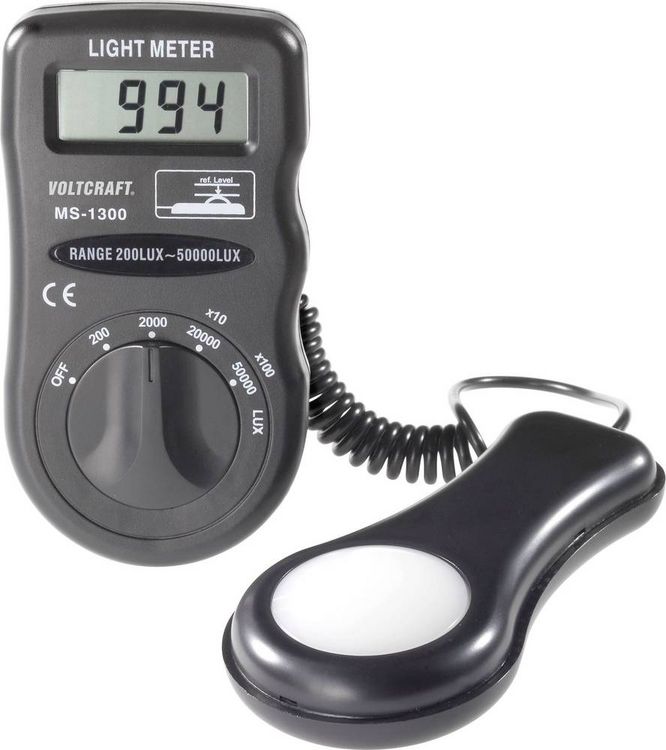 Produktbild: VOLTCRAFT MS-1300 MS-1300 Luxmeter 0.1 - 50000 lx