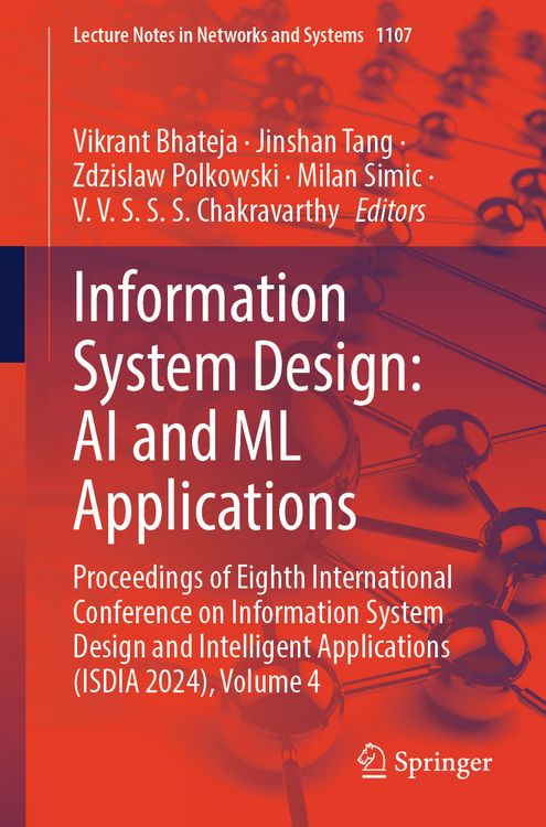 Produktbild: Information System Design: AI and ML Applications