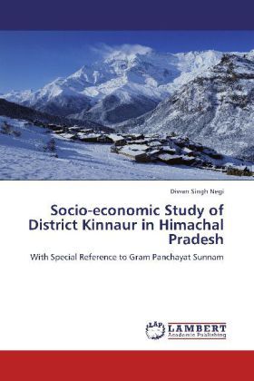 Produktbild: Negi, D: Socio-economic Study of District Kinnaur in Himacha