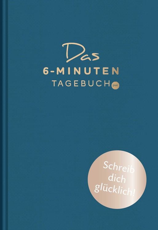 Produktbild: Das 6-Minuten-Tagebuch pur (opalblau)