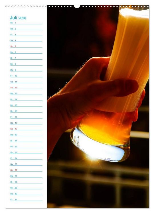 Produktbild: Bier (hochwertiger Premium Wandkalender 2026 DIN A2 hoch), Kunstdruck in Hochglanz
