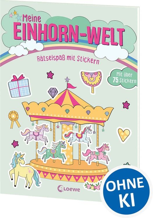 Produktbild: Meine Einhorn-Welt - R&auml;tselspa&szlig; mit Stickern