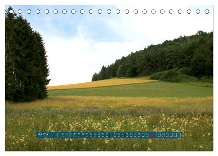 Produktbild: Die Toskana der Eifel - Das Lampertstal (Tischkalender 2026 DIN A5 quer), CALVENDO Monatskalender