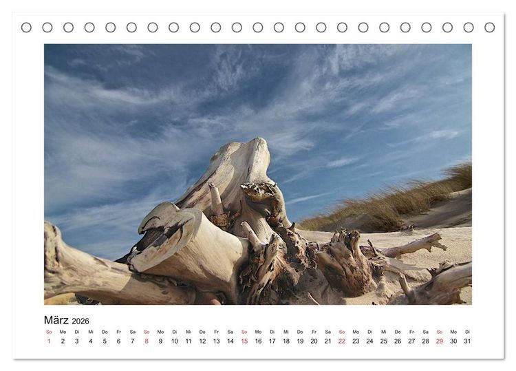 Produktbild: Sylt - Tage am Meer (Tischkalender 2026 DIN A5 quer), CALVENDO Monatskalender
