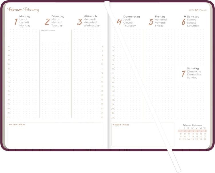 Produktbild: Lady Journal Grande Deluxe Purple 2027