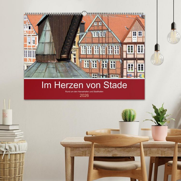 Produktbild: Im Herzen von Stade (Wandkalender 2026 DIN A2 quer), CALVENDO Monatskalender