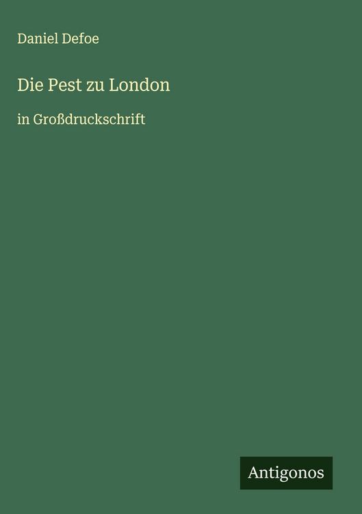 Produktbild: Die Pest zu London