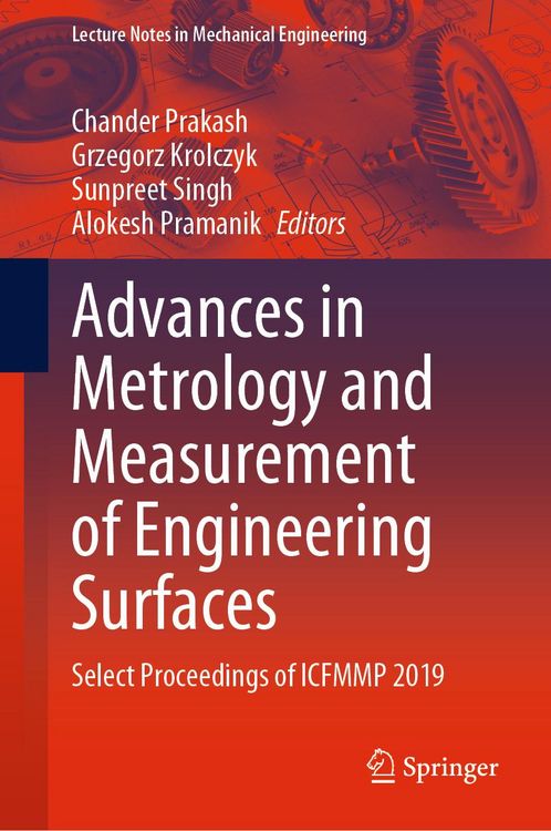 Produktbild: Advances in Metrology and Measurement of Engineering Surfaces