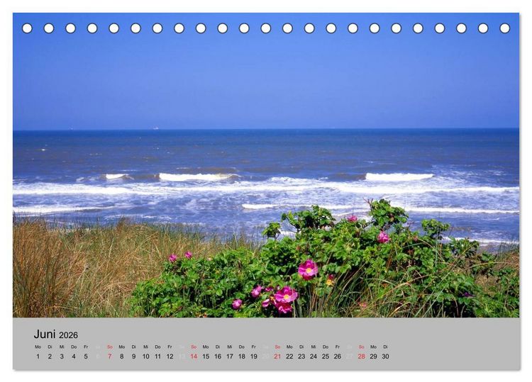 Produktbild: Ostfriesland an der Nordseek&uuml;ste (Tischkalender 2026 DIN A5 quer), CALVENDO Monatskalender