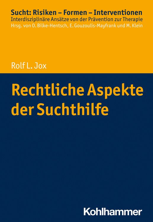 Produktbild: Rechtliche Aspekte der Suchthilfe