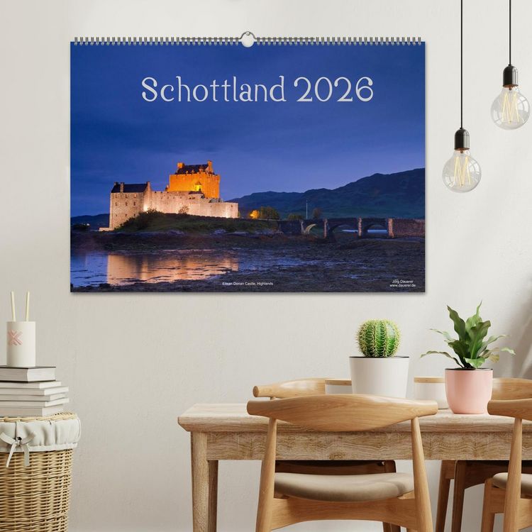 Produktbild: Schottland (Wandkalender 2026 DIN A2 quer), CALVENDO Monatskalender