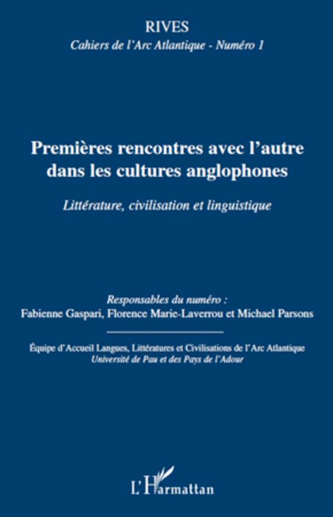 Produktbild: Premi&egrave;res rencontres avec l'autre dans les cultures anglophones
