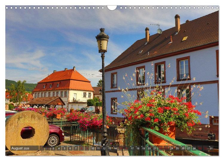 Produktbild: Bienvenue &agrave; Wissembourg. Spaziergang durch Wei&szlig;enburg im Elsass (Wandkalender 2026 DIN A3 quer), CALVENDO Monatskalender
