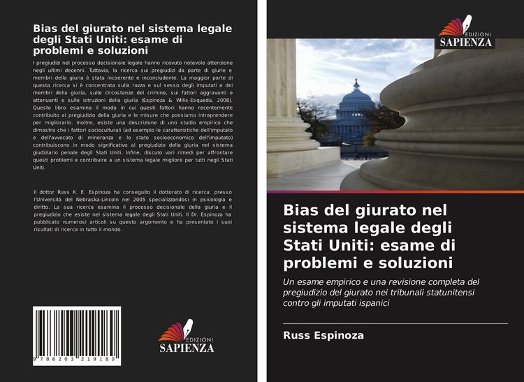Produktbild: Bias del giurato nel sistema legale degli Stati Uniti: esame di problemi e soluzioni