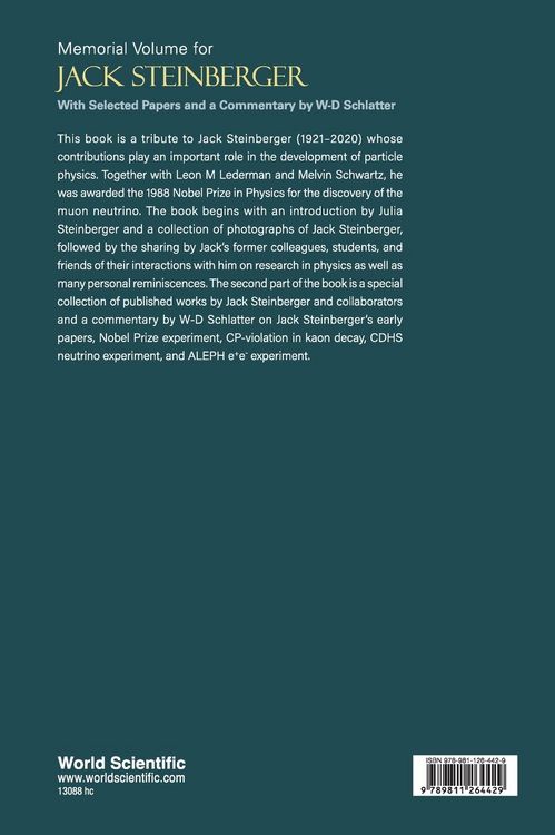 Produktbild: Memorial Volume For Jack Steinberger