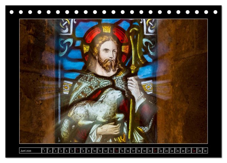 Produktbild: IRLAND - Fenster des Glaubens (Tischkalender 2026 DIN A5 quer), CALVENDO Monatskalender