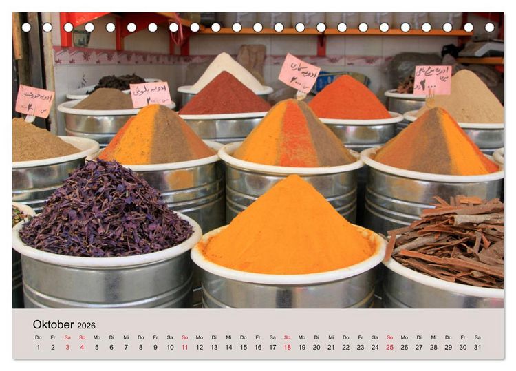 Produktbild: Unbekannter Iran (Tischkalender 2026 DIN A5 quer), CALVENDO Monatskalender
