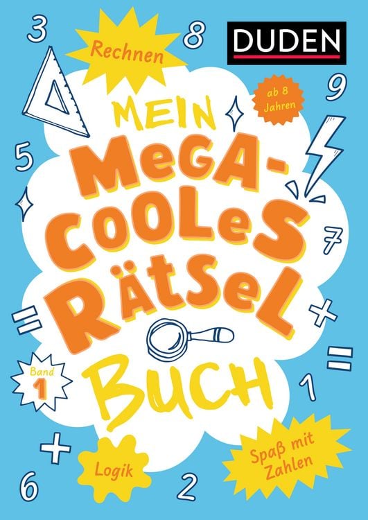 Produktbild: Mein megacooles R&auml;tselbuch - Rechnen | Logik | Spa&szlig; mit Zahlen - ab 8 Jahren - Band 1