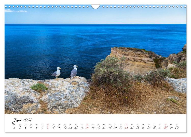 Produktbild: Portugals S&uuml;den - Die Algarve (Wandkalender 2026 DIN A3 quer), CALVENDO Monatskalender