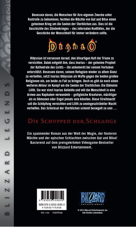 Produktbild: Diablo: S&uuml;ndenkrieg Buch 2 - Die Schuppen der Schlange