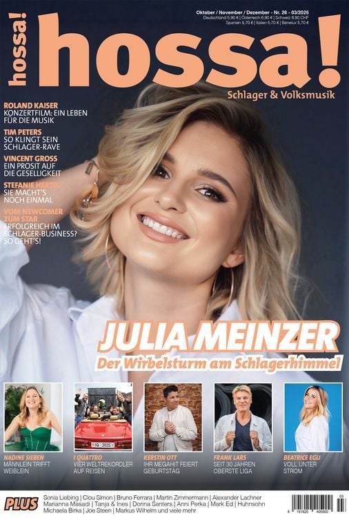 Produktbild: hossa! &ndash; Das Magazin f&uuml;r Volksmusik und Schlager!