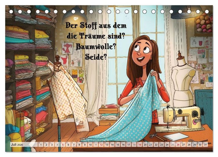 Produktbild: Fr&ouml;hlich eingef&auml;delt (Tischkalender 2026 DIN A5 quer), CALVENDO Monatskalender