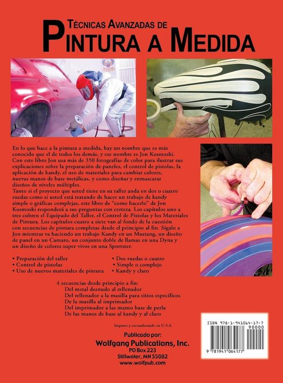 Produktbild: T&Atilde;(c)cnicas Avanzadas de Pintura a Medida