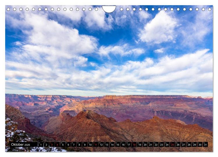 Produktbild: GRAND CANYON - Einblicke (Wandkalender 2026 DIN A4 quer), CALVENDO Monatskalender