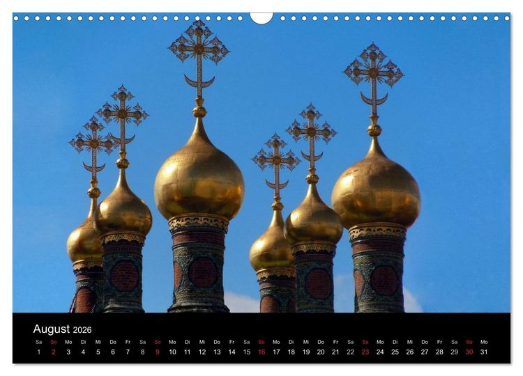Produktbild: Moskau - Moscow (Wandkalender 2026 DIN A3 quer), CALVENDO Monatskalender