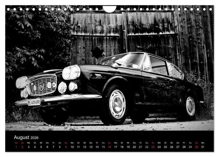 Produktbild: Lancia Flavia (Wandkalender 2026 DIN A4 quer), CALVENDO Monatskalender