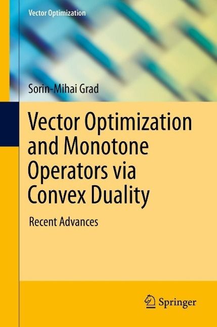 Produktbild: Vector Optimization and Monotone Operators via Convex Duality