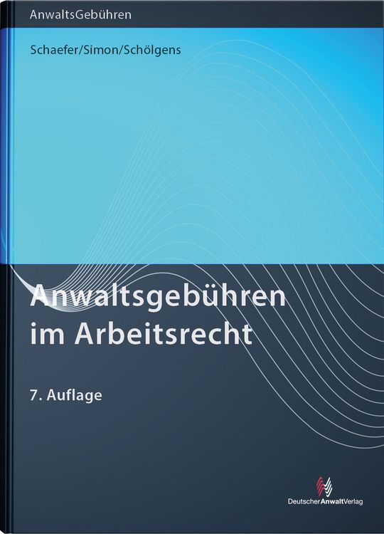 Produktbild: Anwaltsgeb&uuml;hren im Arbeitsrecht
