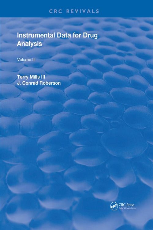 Produktbild: Instrumental Data for Drug Analysis, Second Edition