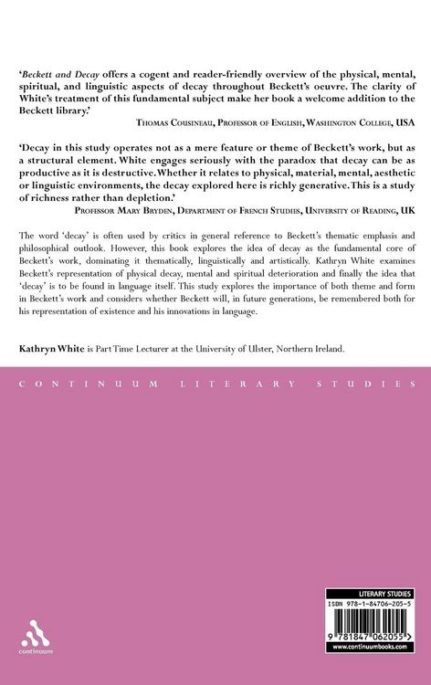 Produktbild: Beckett and Decay