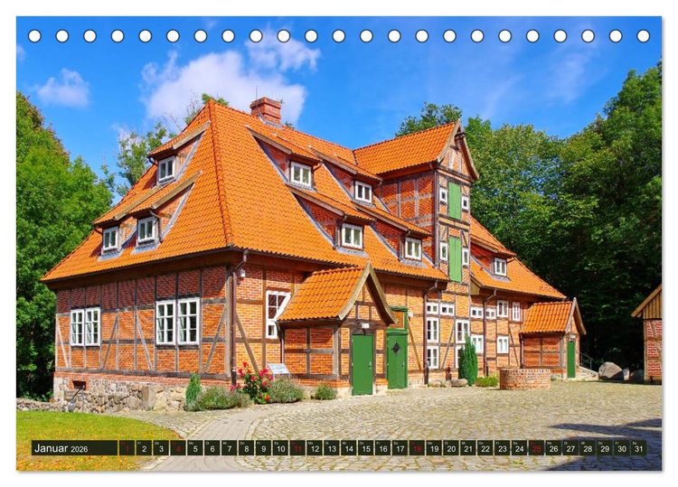 Produktbild: Bad Bodenteich - Kurort in der L&uuml;neburger Heide (Tischkalender 2026 DIN A5 quer), CALVENDO Monatskalender