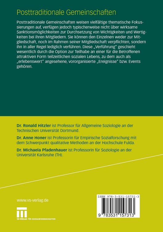 Produktbild: Posttraditionale Gemeinschaften