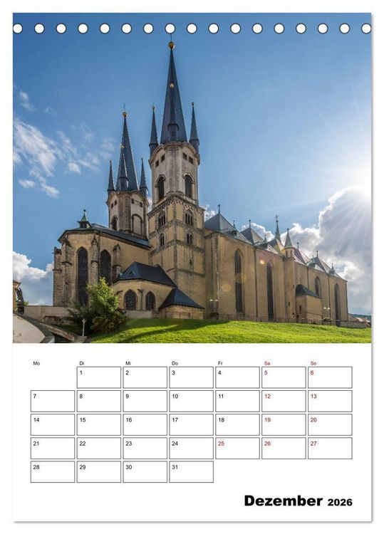 Produktbild: WESTB&Ouml;HMEN Terminplaner (Tischkalender 2026 DIN A5 hoch), CALVENDO Monatskalender