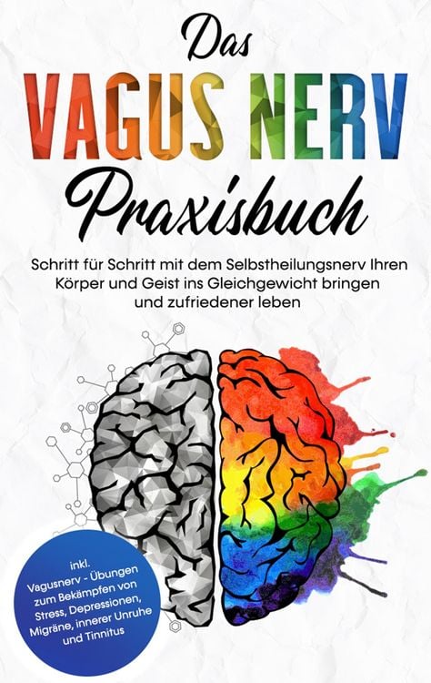 Produktbild: Das Vagus Nerv Praxisbuch: Schritt f&uuml;r Schritt mit dem Selbstheilungsnerv Ihren K&ouml;rper und Geist ins Gleichgewicht bringen und zufriedener leben - ink