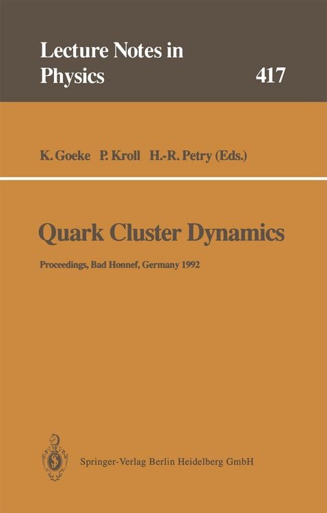 Produktbild: Quark Cluster Dynamics